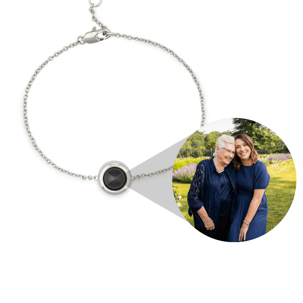 Custom Cable Chain Photo Bracelet