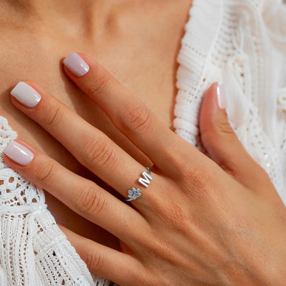 Custom Pet Initial Ring