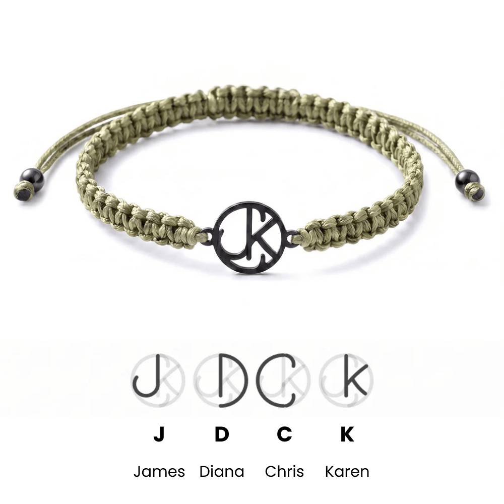 For Him | Custom Monogram Bracelet