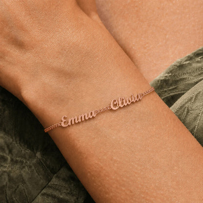 2 Custom Name Bracelets