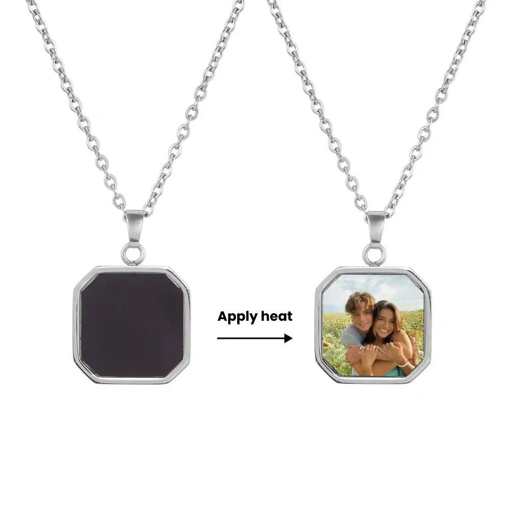 Custom Secret Photo Necklace – Exclusive Couple Set!