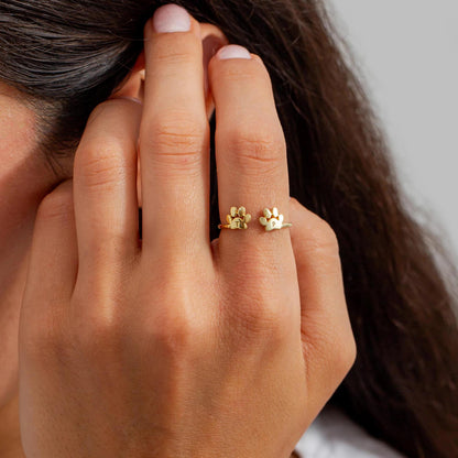 Custom Pet Initial Ring