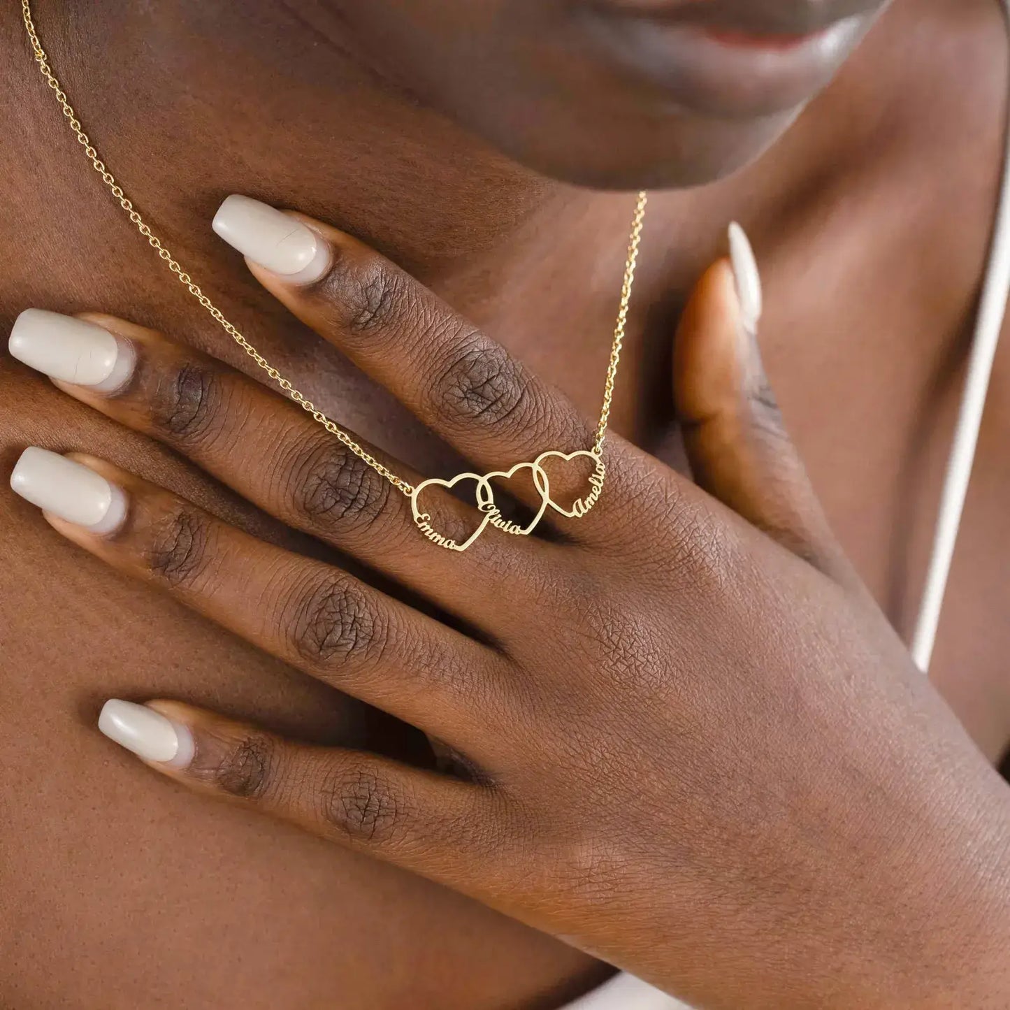 Custom Heart Name Necklace