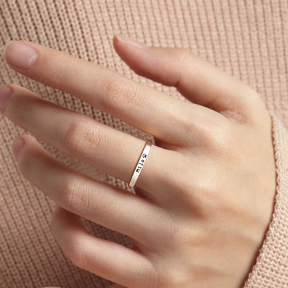 Custom Pet Name Ring