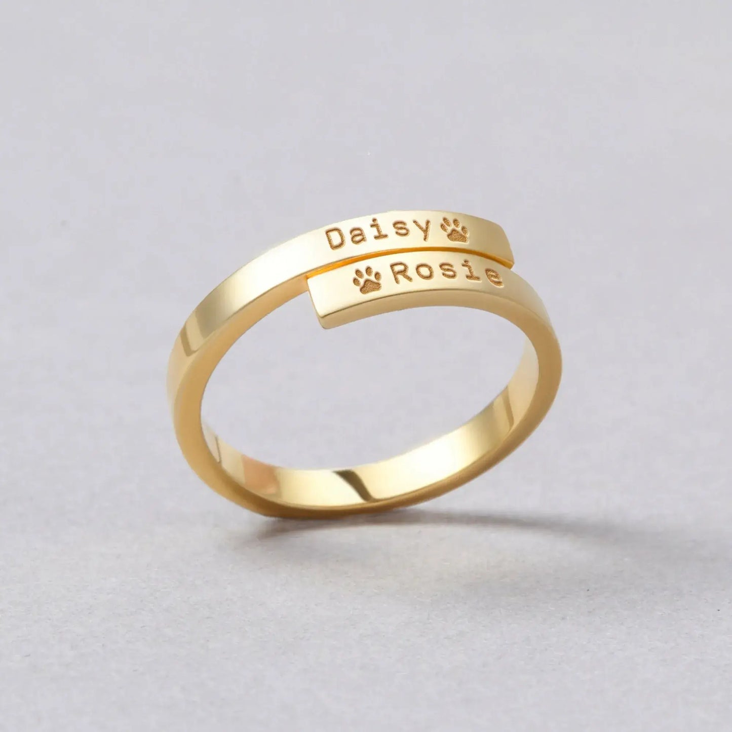 Custom Pet Name Ring