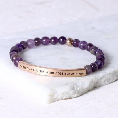 WITH GOD ALL THINGS ARE POSSIBLE - MATT 19:26