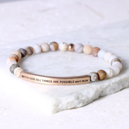 WITH GOD ALL THINGS ARE POSSIBLE - MATT 19:26