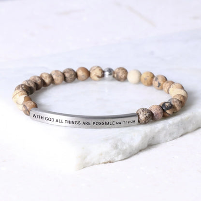 WITH GOD ALL THINGS ARE POSSIBLE - MATT 19:26