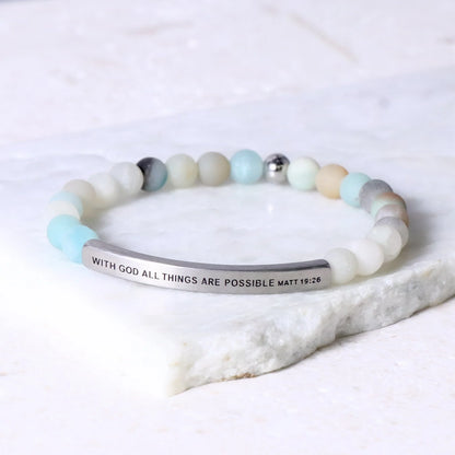 WITH GOD ALL THINGS ARE POSSIBLE - MATT 19:26